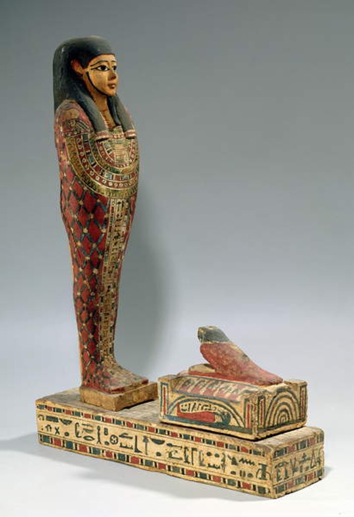 Detail of Statuette of Osiris of Iahmes by Egyptian Ptolemaic Period