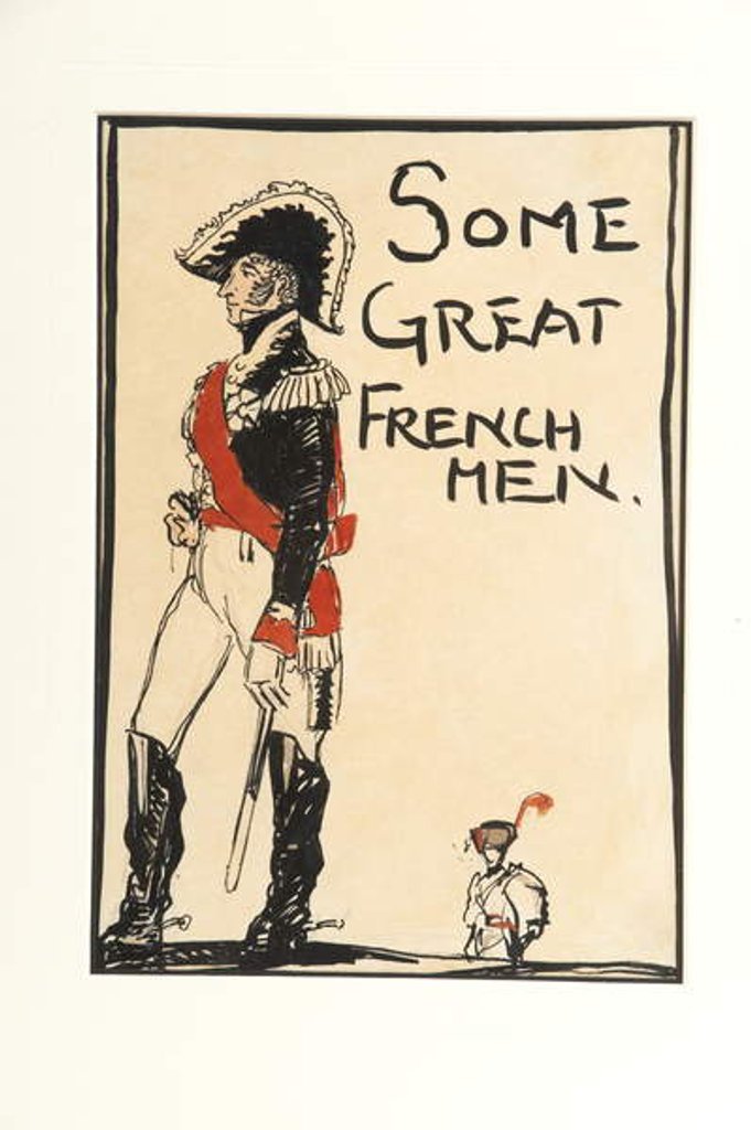 Detail of Some Great French Men, 1917 by Claud Lovat Fraser
