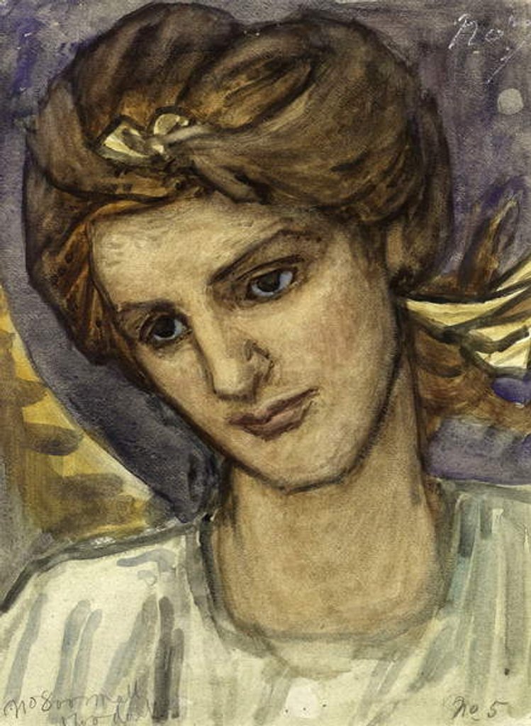 Detail of St Catherine, c.1899 by Thomas Matthews Rooke