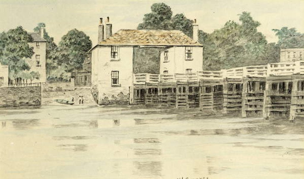 Detail of Putney Bridge, c.1890 by Walter Greaves