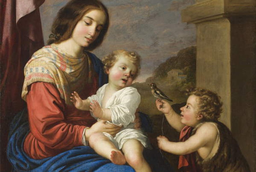 Detail of Madonna and Child with the Infant Saint John, 1658 by Francisco de Zurbaran