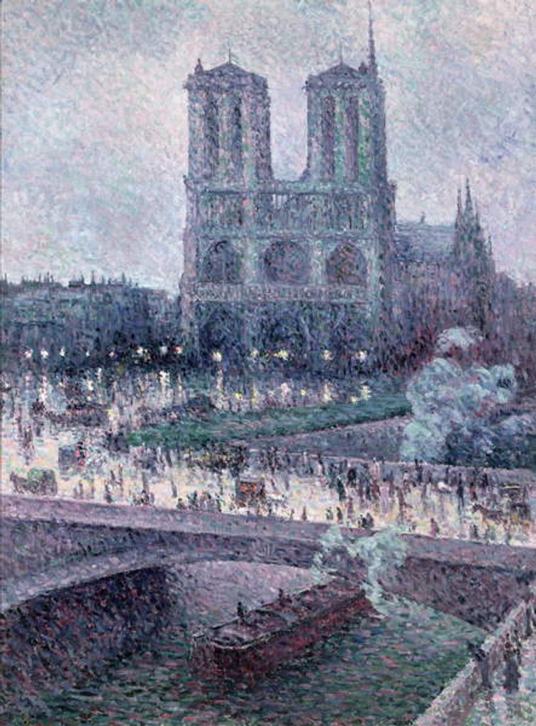 Detail of Notre Dame, c.1900 by Maximilien Luce