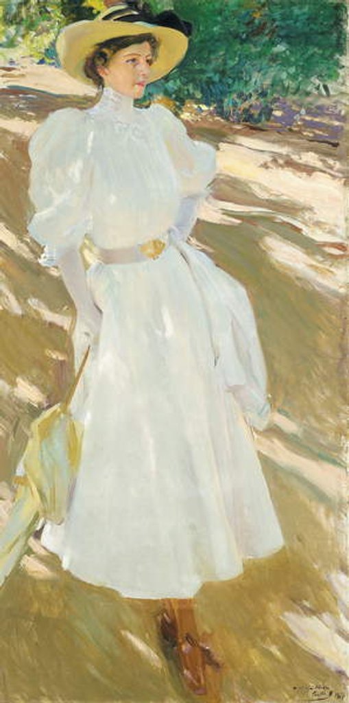 Detail of Maria at La Granja, 1907 by Joaquin Sorolla y Bastida