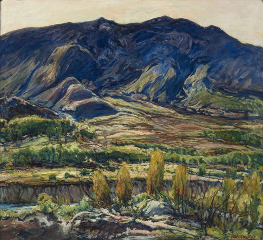 Detail of In the San Felipe Valley, 1927 by Charles P. Reiffel