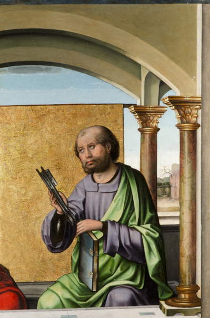 Detail of Saint Peter, c.1495 by Pedro Berruguete