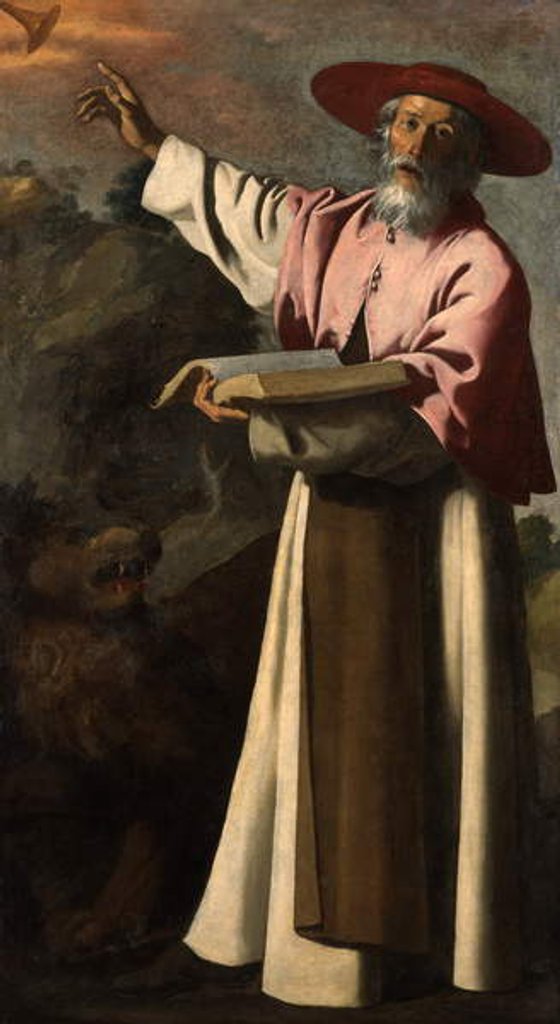 Detail of Saint Jerome, c.1640-45 by Francisco de Zurbaran