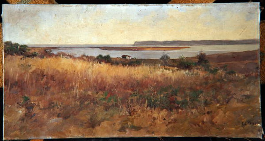 Detail of Point Loma from Logan Heights by Charles Arthur Fries