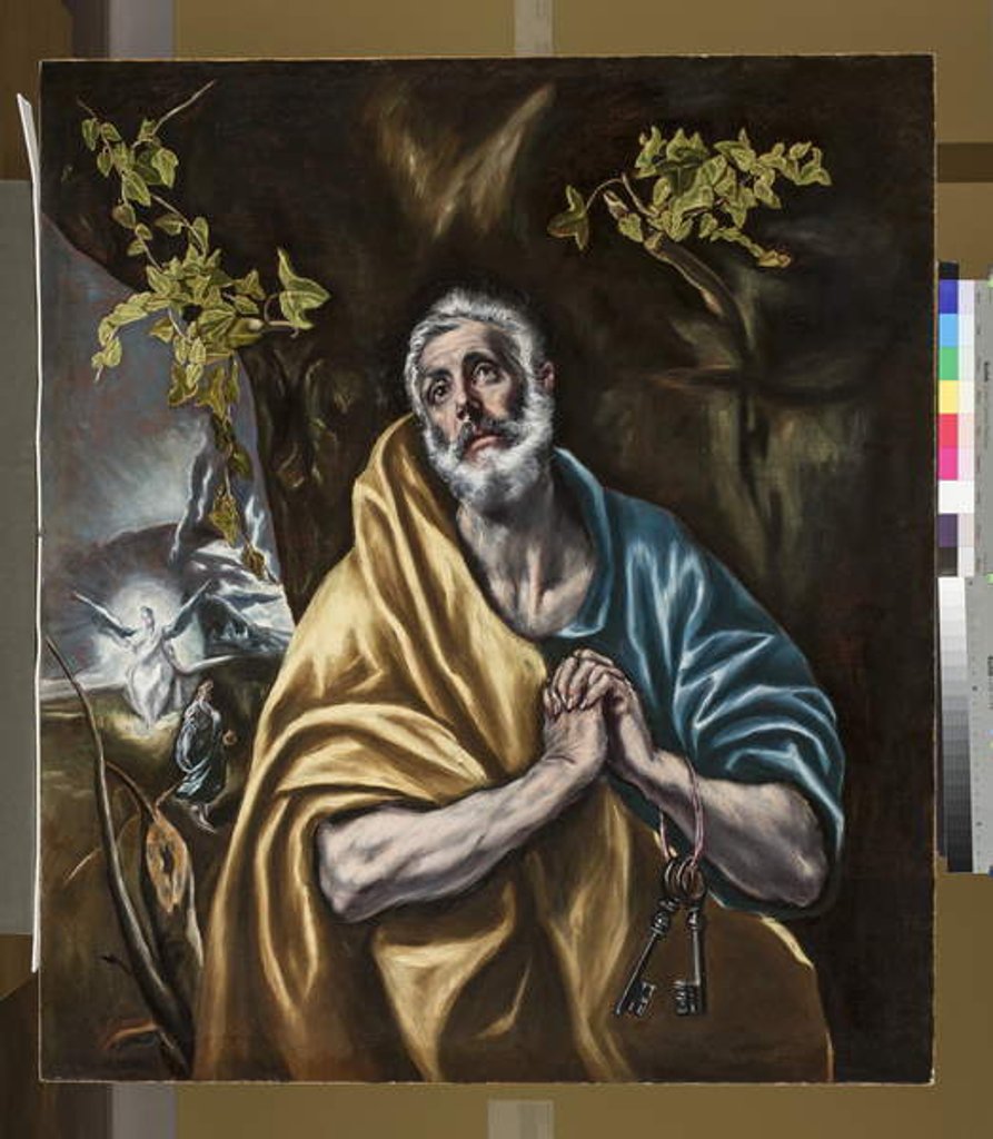 Detail of The Penitent Saint Peter, c.1590-95 by El Greco