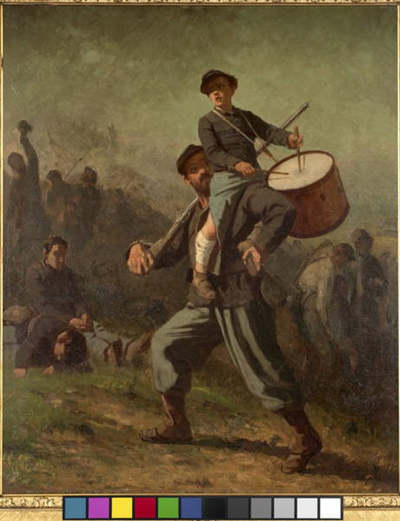 Detail of Wounded Drummer Boy, 1865-69 by Eastman Johnson