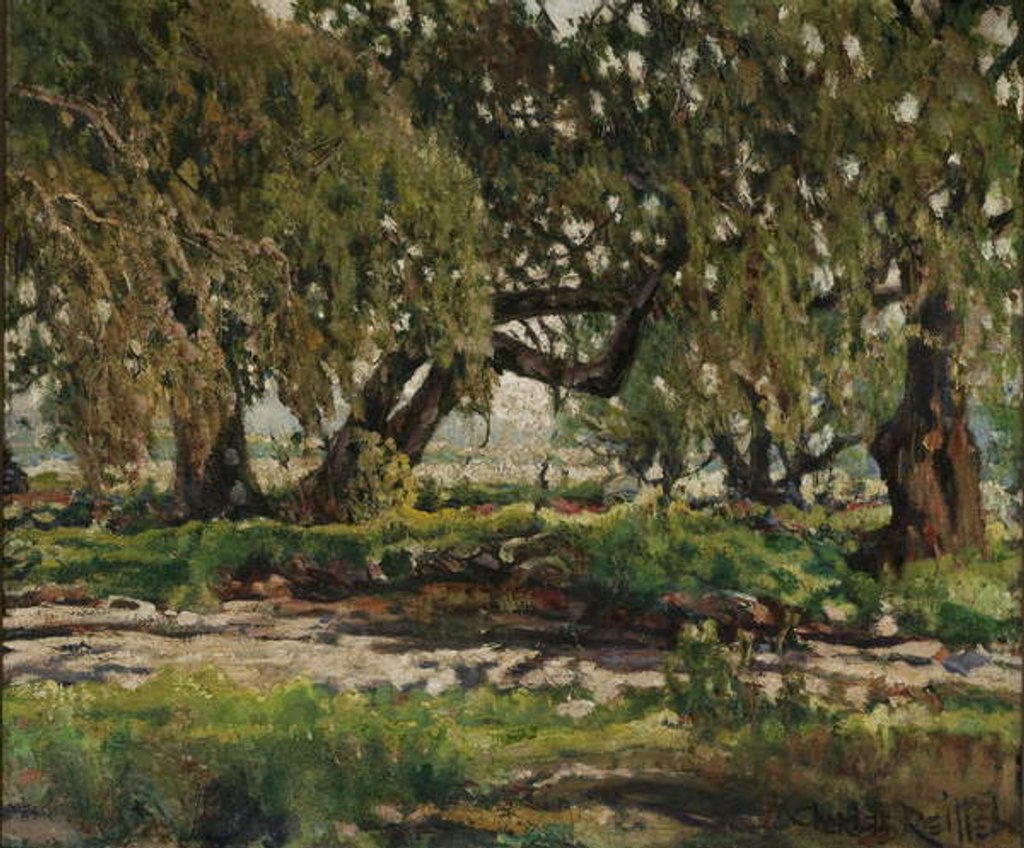 Detail of Edge of the Oak Grove, 1935 by Charles P. Reiffel