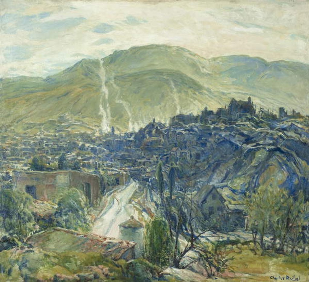 Detail of Morning, Nogales, Arizona, 1928 by Charles P. Reiffel