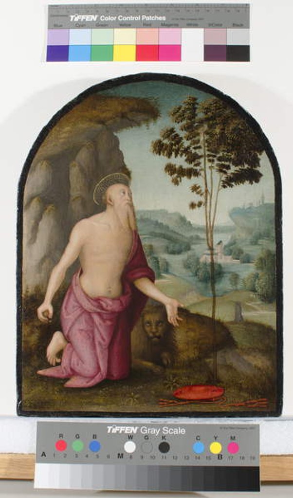 Detail of Saint Jerome in the Wilderness, c.1510-15 by Pietro Perugino