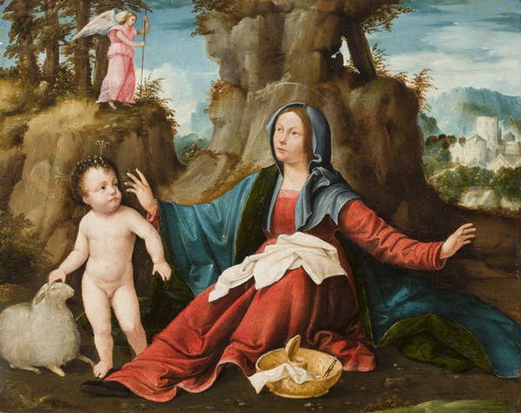 Detail of The Vision of the Virgin Mary, c.1518-20 by Altobello Melone