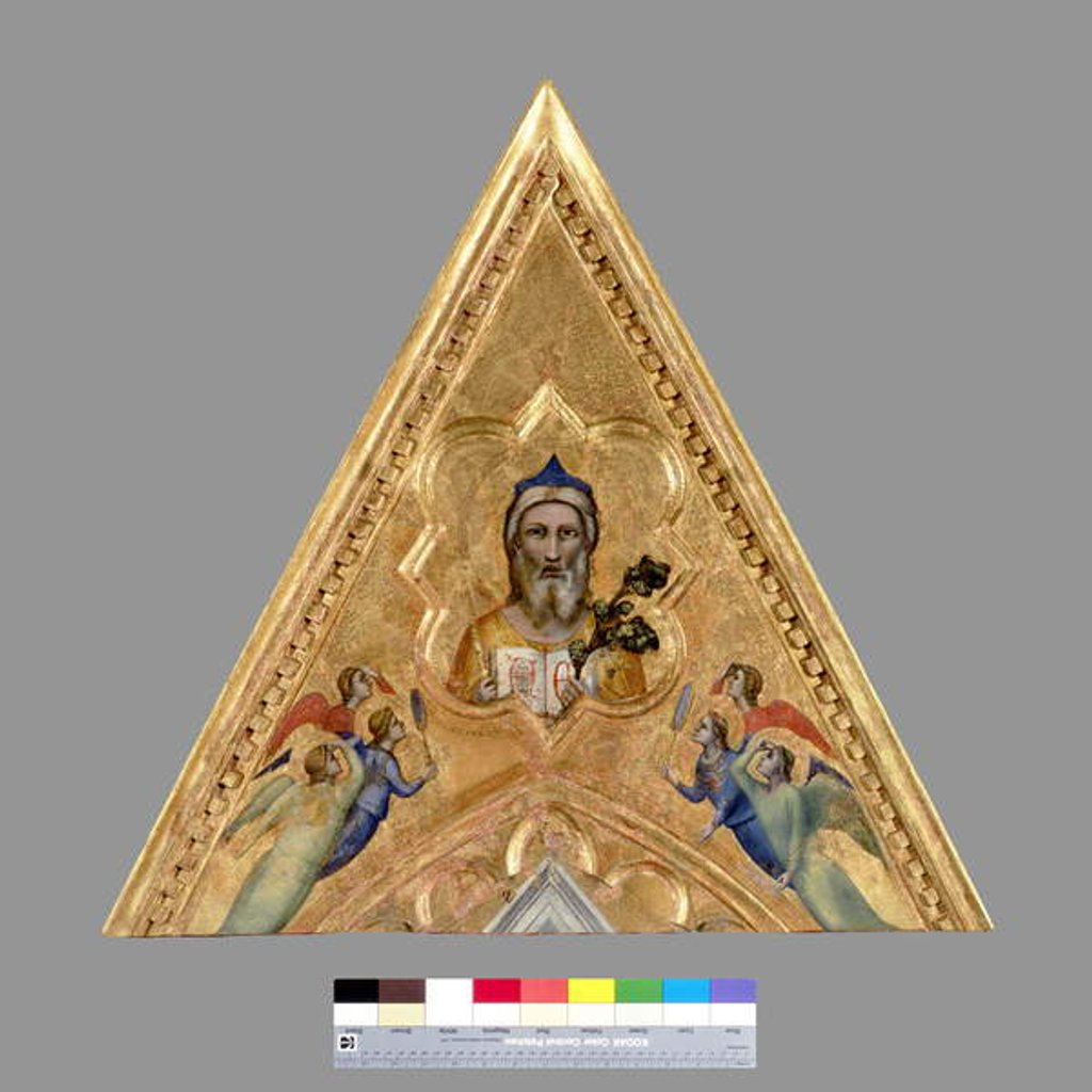 Detail of God the Father with Angels, c.1330 by Giotto