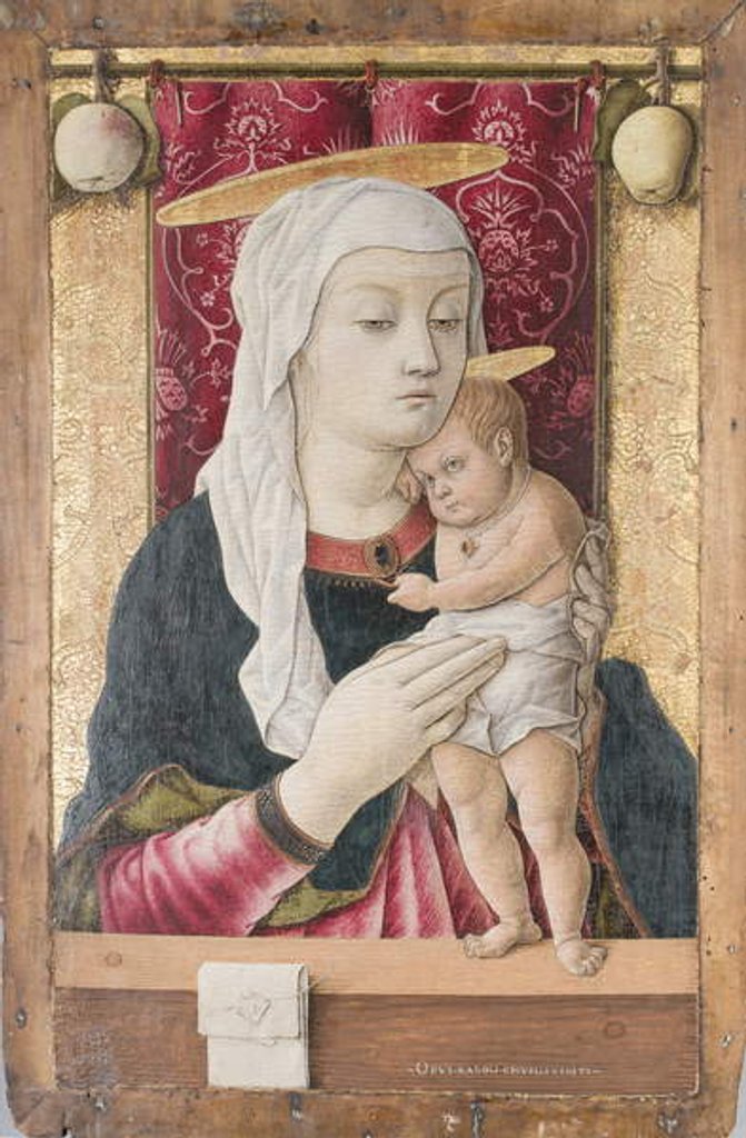 Detail of Madonna and Child, c.1468 by Carlo Crivelli