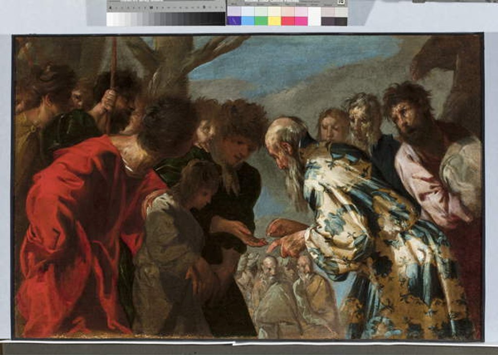 Detail of Joseph Sold by His Brothers, c.1657-58 by Francesco Maffei