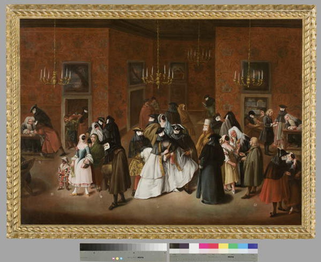 Detail of The Ridotto, c.1760 by Giuseppe Gobbis