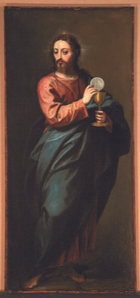 Detail of Christ Blessing the Host,c.1635 by Alonso Cano