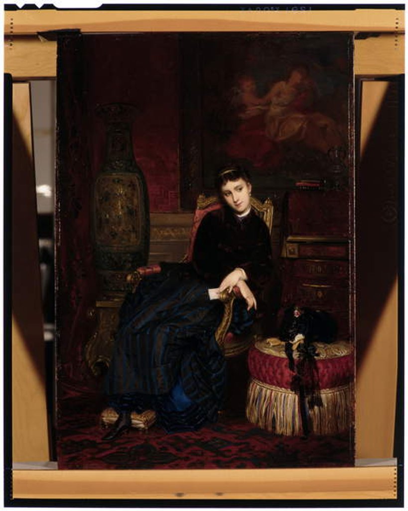 Detail of Return from the Promenade, 1868 by Charles Edouard Boutibonne