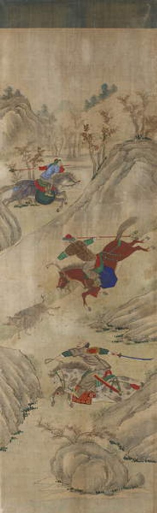 Detail of Hunting Scene by School Korean