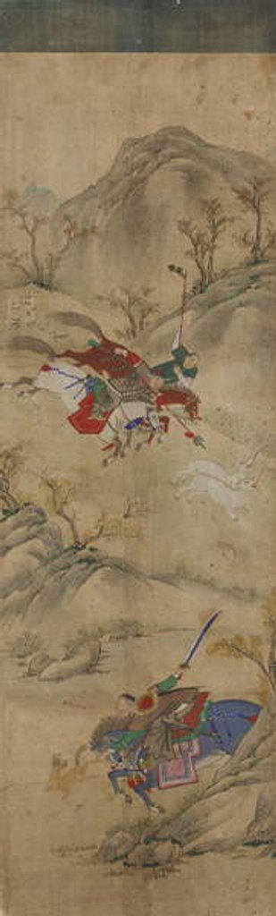 Detail of Hunting Scene by School Korean