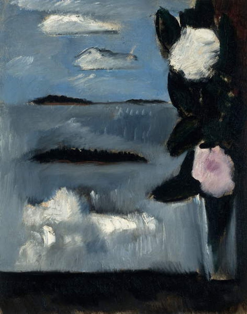 Detail of Winter Wind, Maine Coast, 1941 by Marsden Hartley