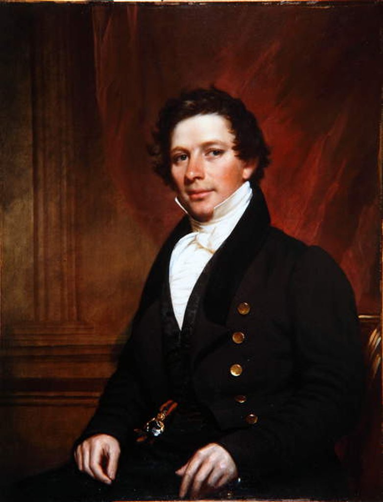 Detail of Portrait of Ashfield Ellis, c.1835 by Samuel Lovett Waldo