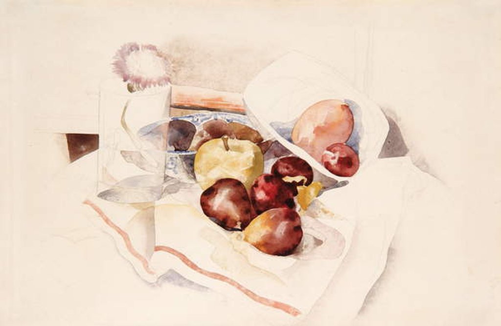 Detail of Fruit and Thistle, 1925 by Charles Demuth