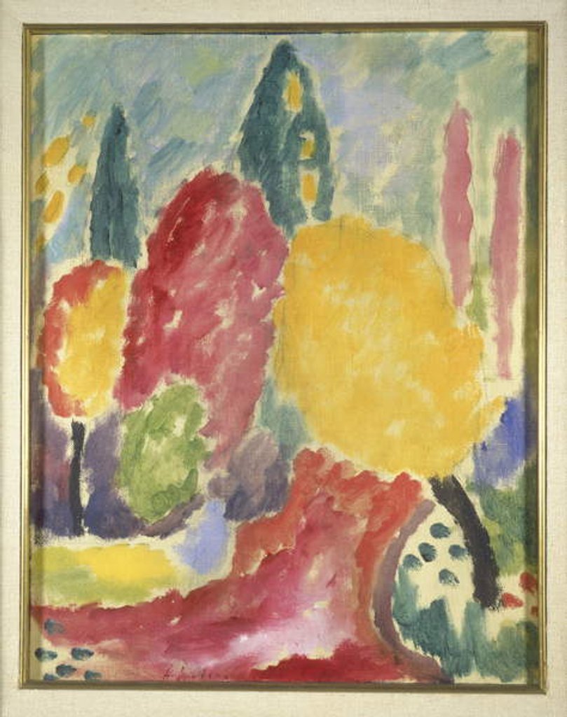 Detail of Large Variation: Autumn, 1915 by Alexej von Jawlensky