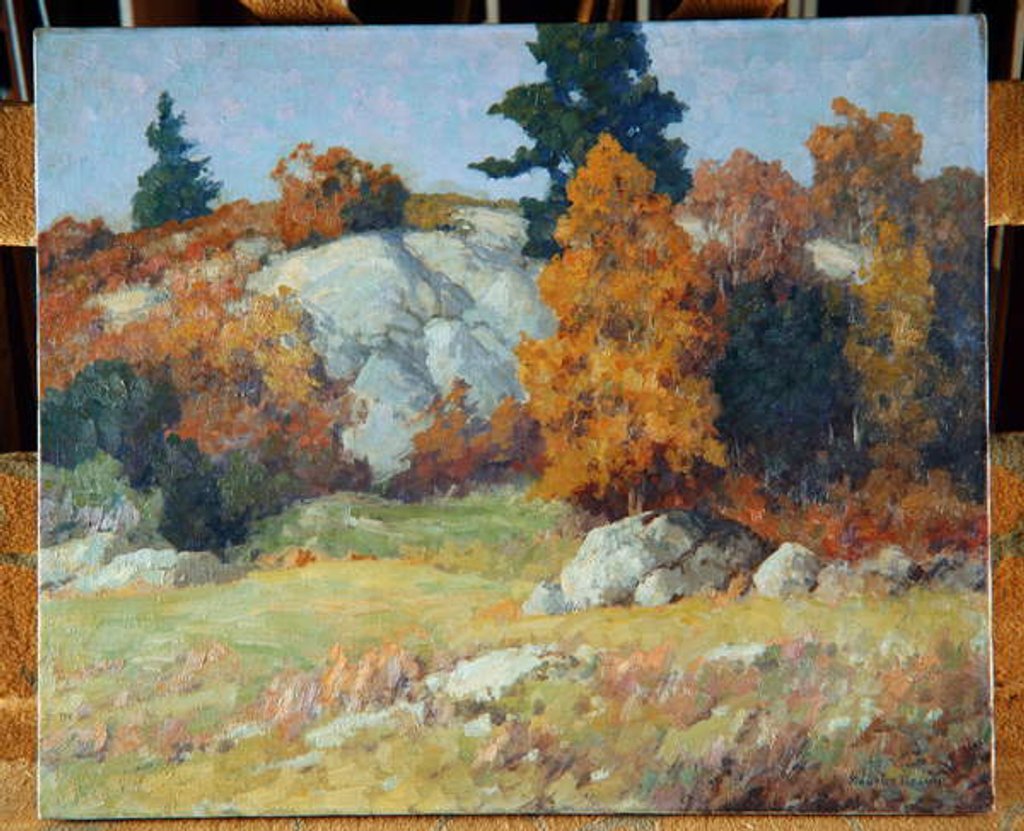 Detail of Rock Ledge in Autumn, c.1929 by Maurice Braun