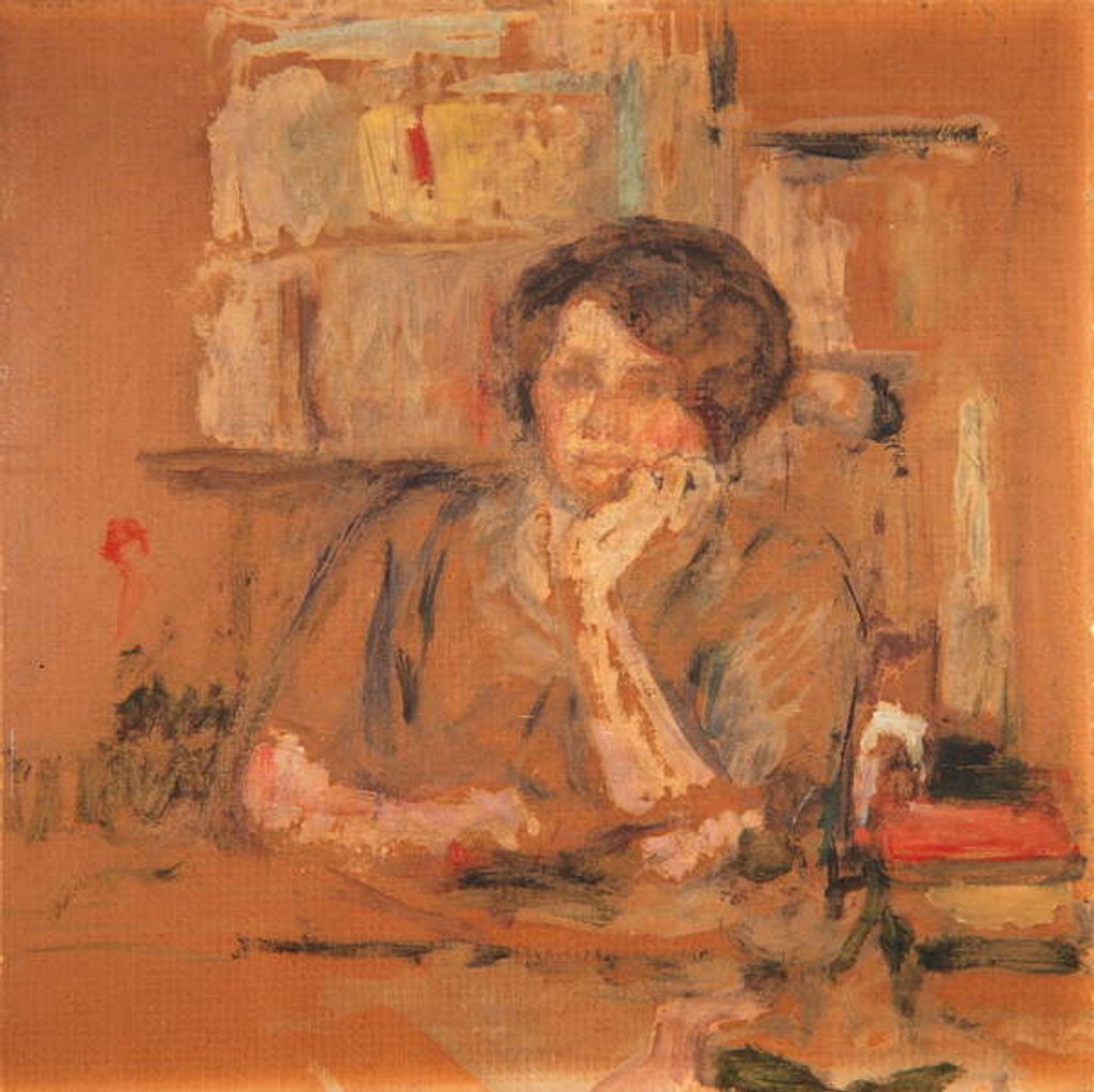 Detail of Portrait of Jacqueline Fontaine, 1911 by Edouard Vuillard