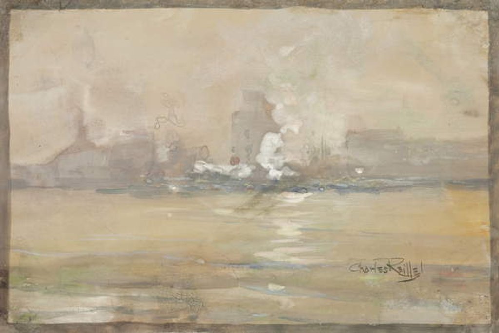 Detail of Foggy Morning, No. 2 by Charles P. Reiffel