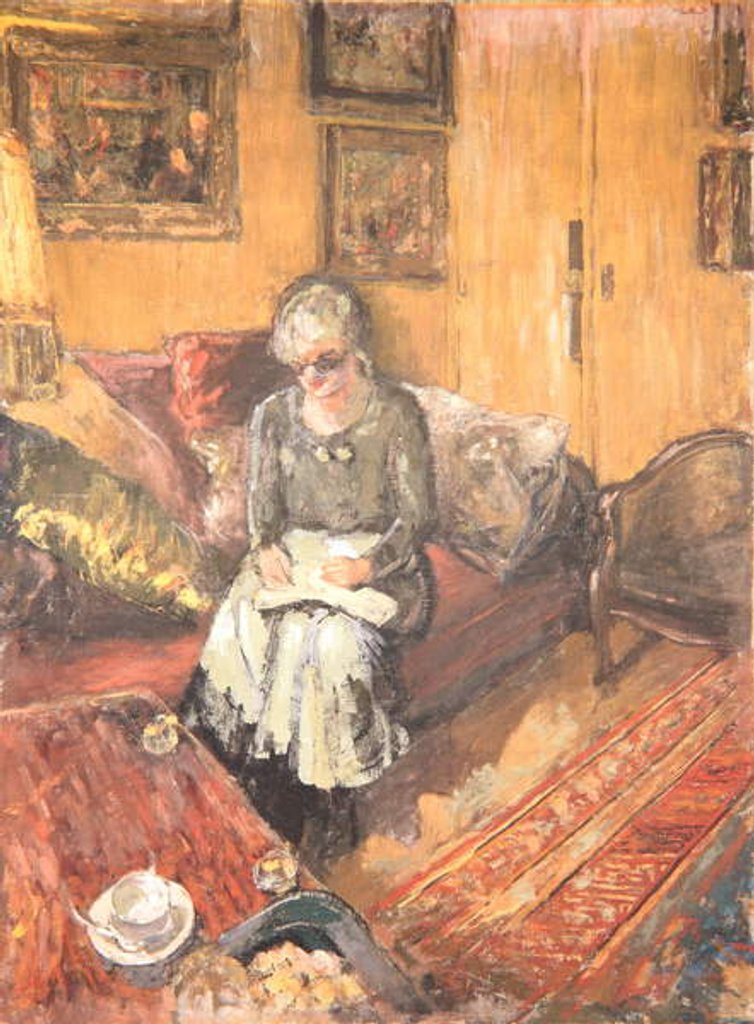 Detail of Madame Hessel in the Boudoir, Rue de Naples, c.1935 by Edouard Vuillard