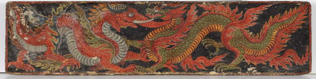 Detail of Buddhist manuscript cover, 1659 by Nepalese School