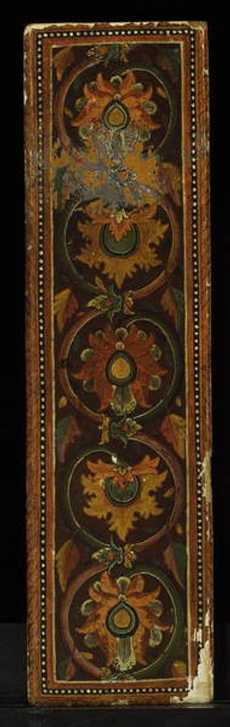 Detail of Book cover from a manuscript of a theatrical text by Nepalese School