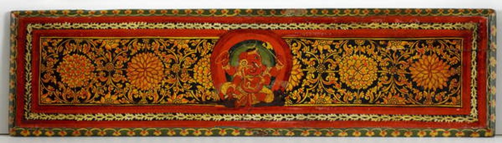 Detail of Book cover from a Shaiva manuscript by Nepalese School