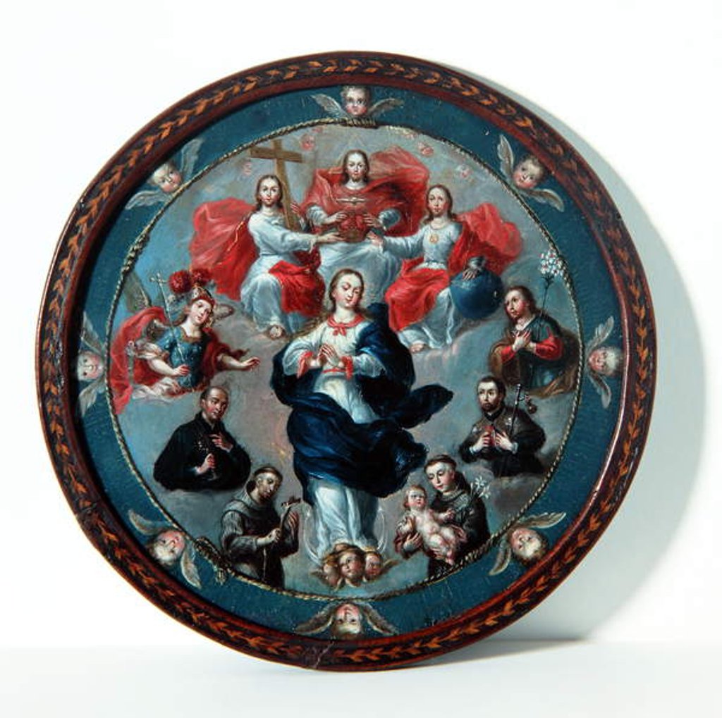 Detail of Nun's Shield by Fray Miguel de Herrera