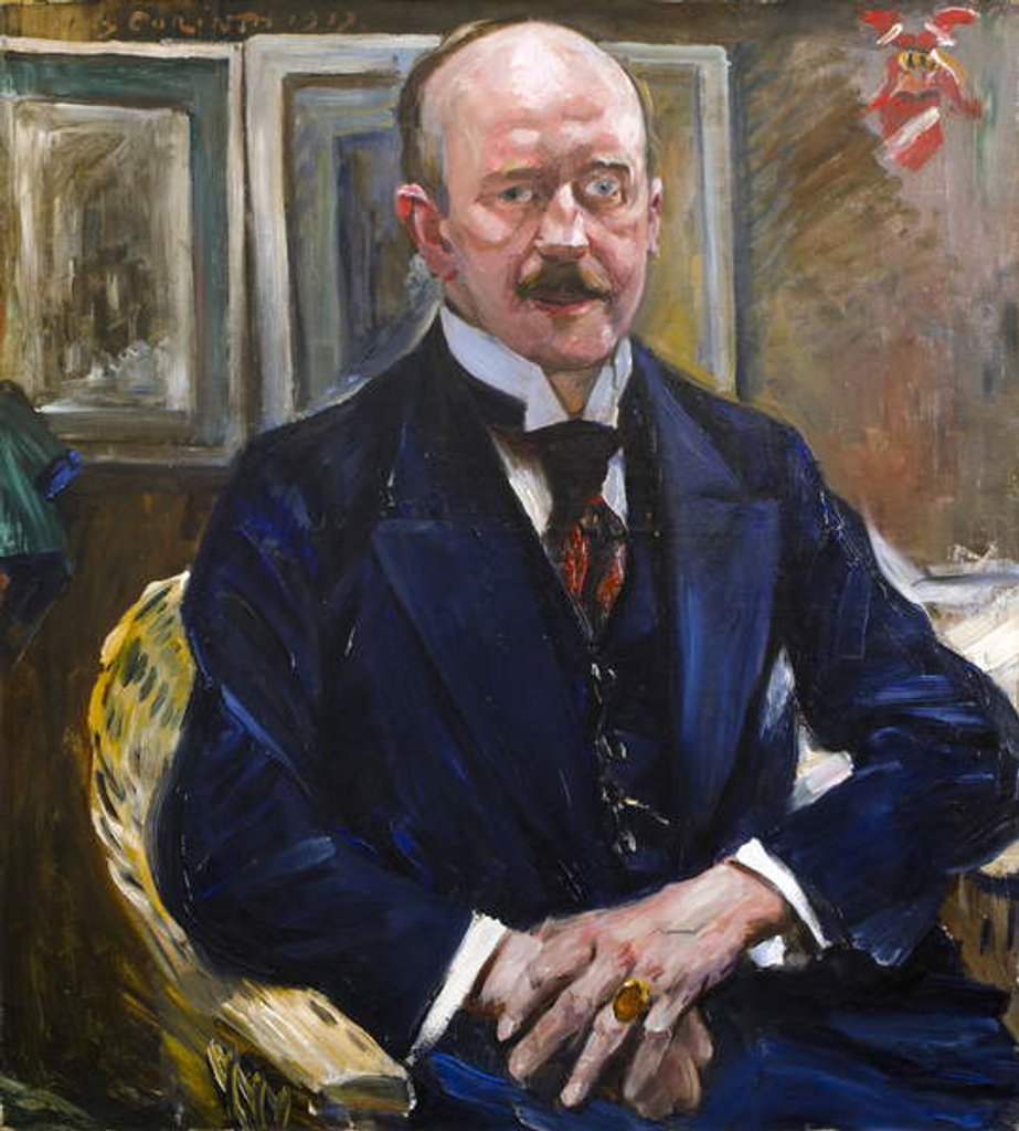Detail of Portrait of Alexander Freiherr von Reitzenstein, 1913 by Lovis Corinth