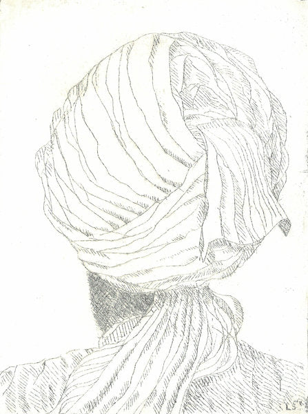 Detail of Turban by Lincoln Seligman