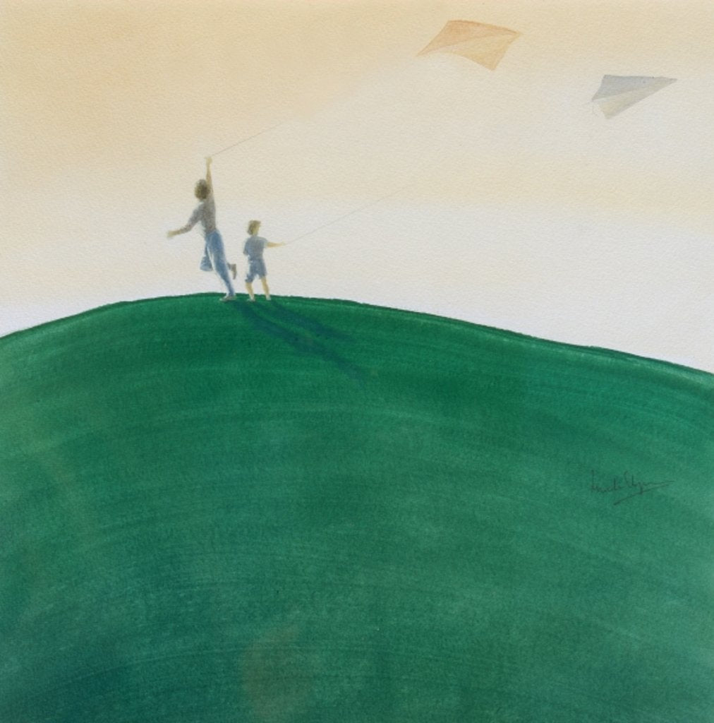 Detail of Kite Flying, 2000 by Lincoln Seligman
