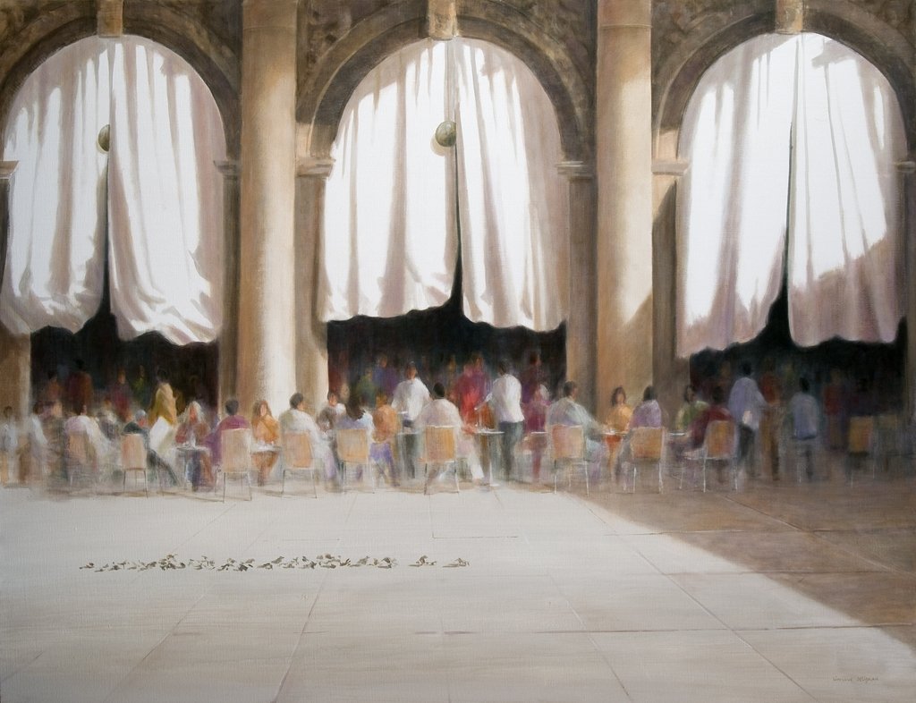 Detail of Florians, Venice by Lincoln Seligman