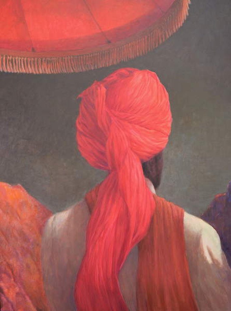 Detail of Wedding umbrella, 2019 by Lincoln Seligman