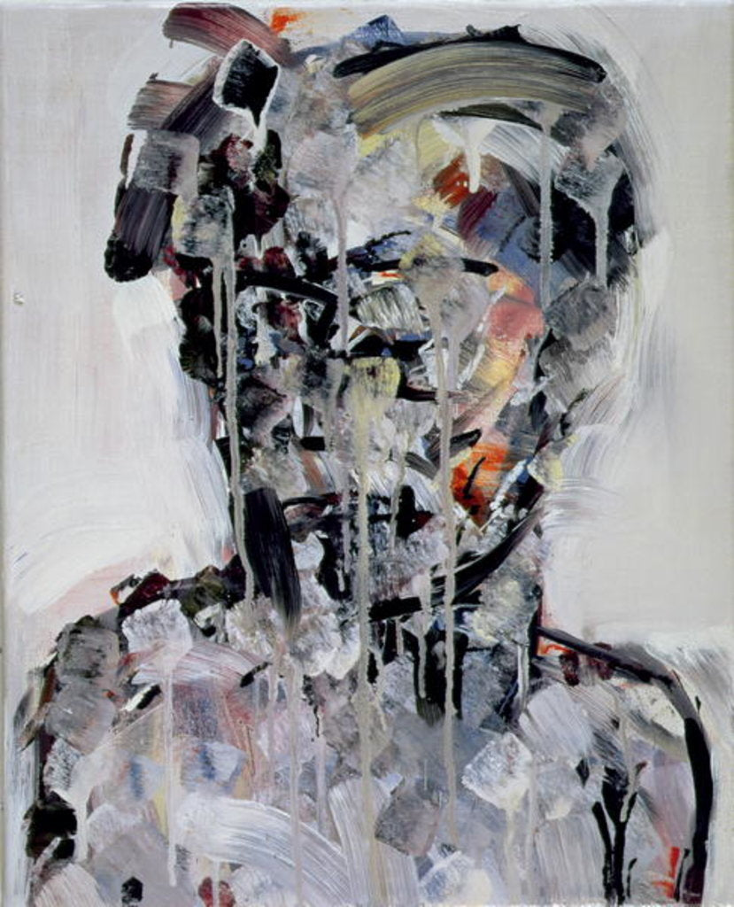 Detail of Portrait of David Bowie, 1994 by Stephen Finer