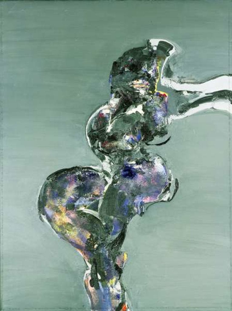 Detail of Seated nude, 1979 by Stephen Finer