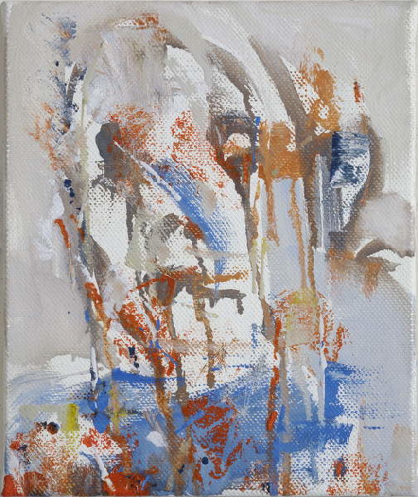 Detail of Head of a man, 2009 by Stephen Finer