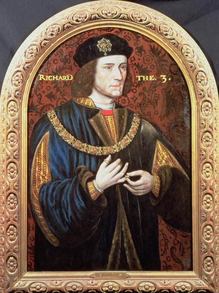 Detail of Posthumous portrait of Richard III 1580-1610 by English School