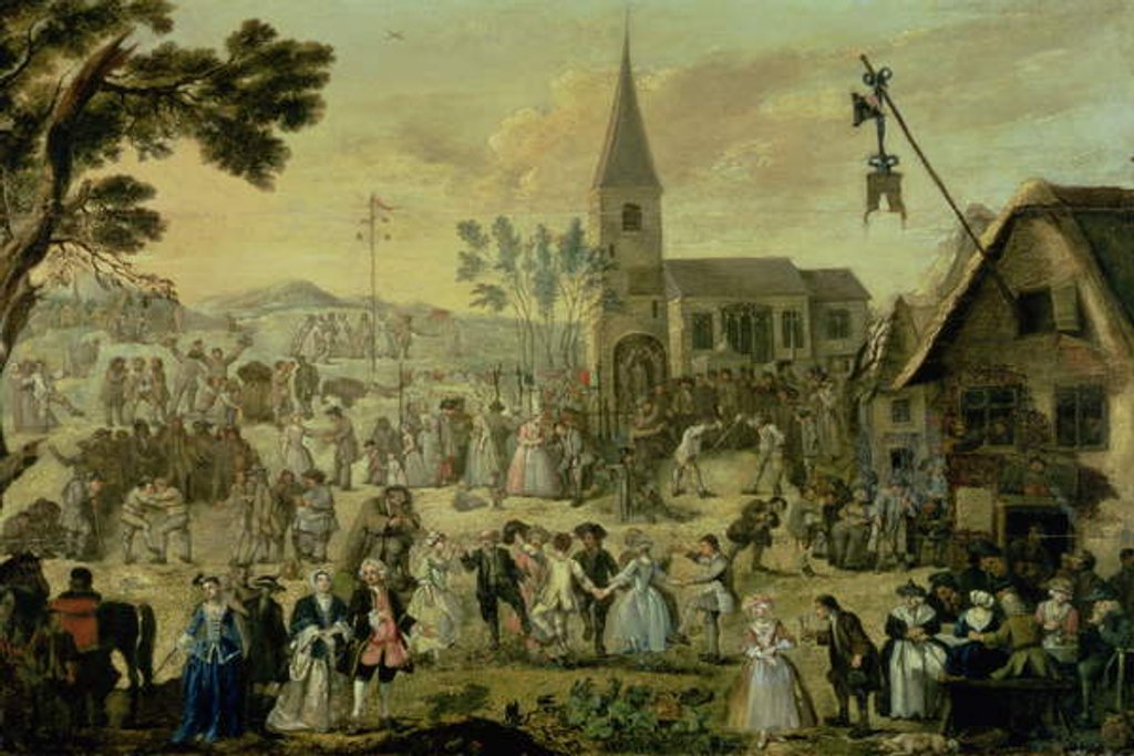 Detail of May Day by Joseph Francis Nollekens