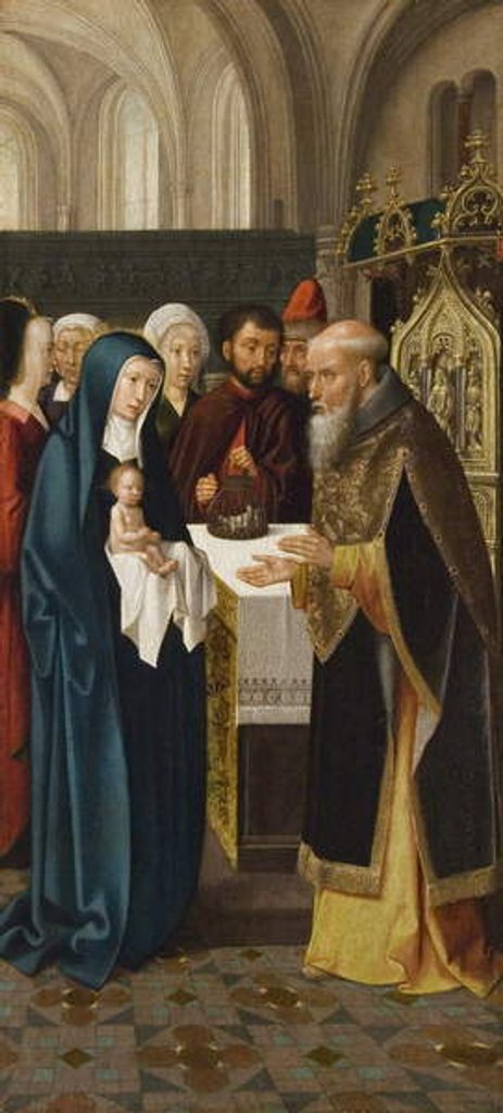 Detail of The Presentation by Gerard David