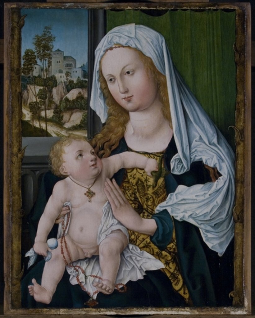 Detail of Madonna and Child by Albrecht Durer or Duerer