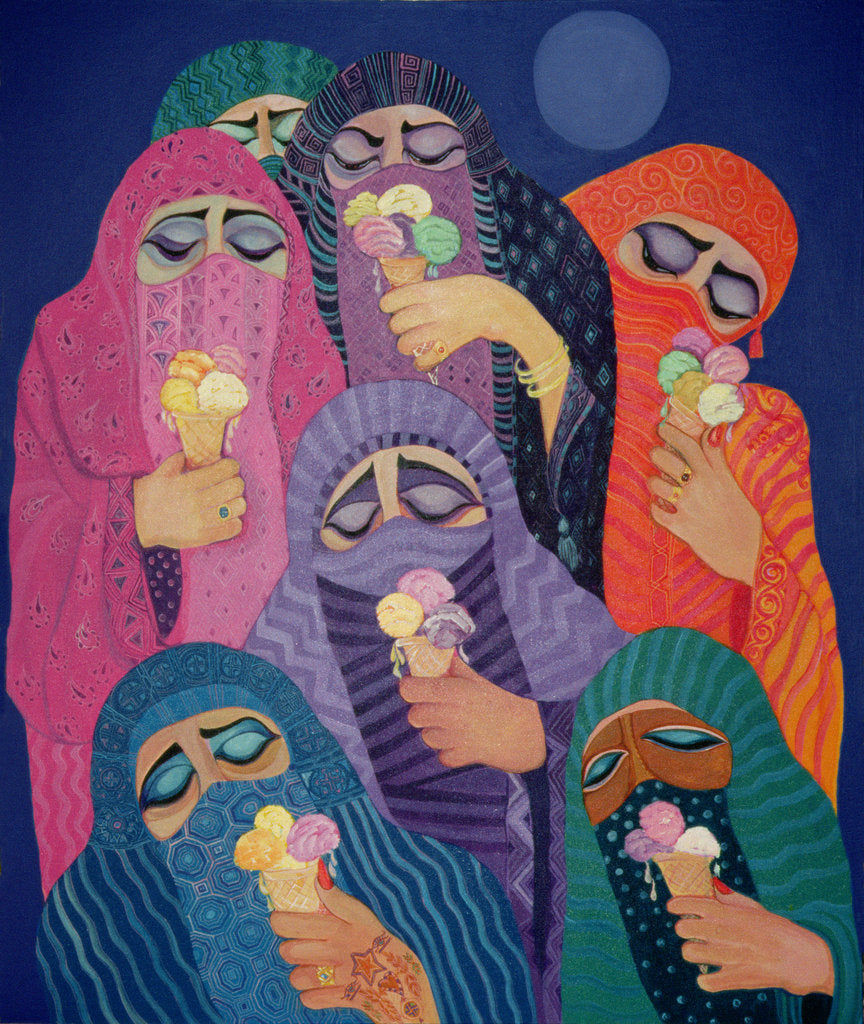 Detail of The Impossible Dream, 1989 by Laila Shawa